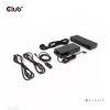 CLUB3D DisplayPort/HDMI KVM pārslēgs/doks 4K60Hz USB Type-C ieejām