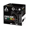 ARCTIC Freezer 36 A-RGB (Melns) Daudzsaderīgs torņa CPU dzesētājs ar A-RGB