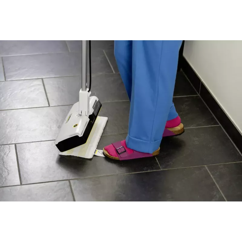 Tvaika mops Karcher SC 1 UPRIGHT, 0,2 L tvertne, 1300 W, 30 m²/h, 2,1 kg, balta/melna