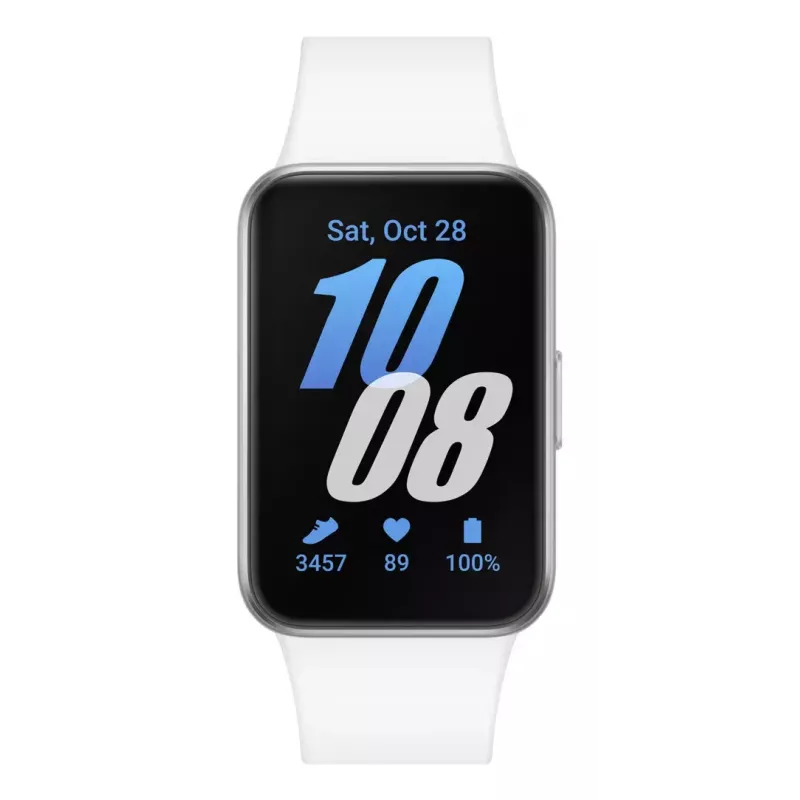 Samsung Galaxy Fit3 4,06 cm (1,6 collas) AMOLED 40 mm digitālais 256 x 402 pikseļi skārienjūtīgs sudraba