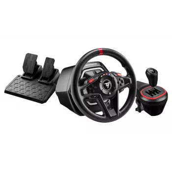 Thrustmaster T128 Shifter Pack Melns USB Stūre + Pedāļi Analoga PC, Xbox