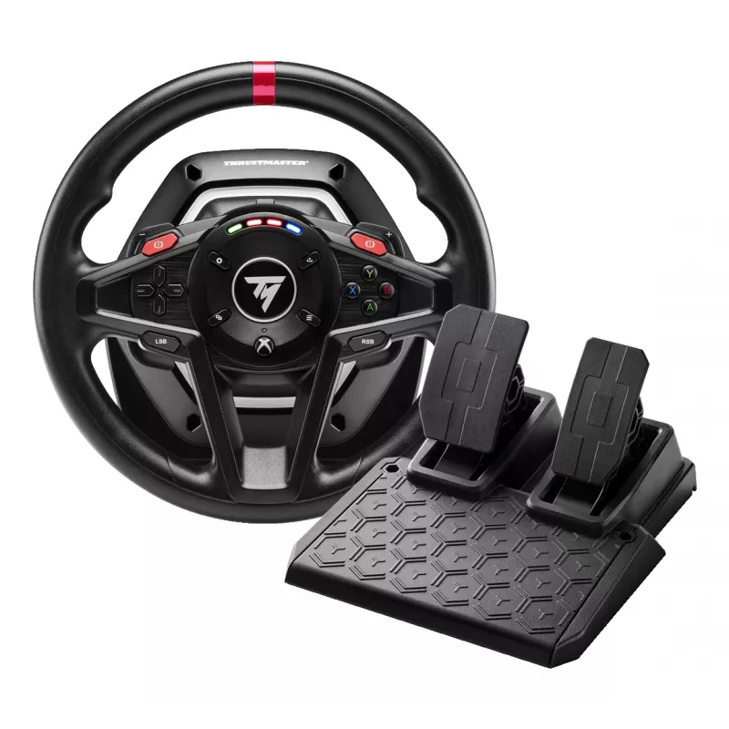 Thrustmaster T128 Shifter Pack Melns USB Stūre + Pedāļi Analoga PC, Xbox