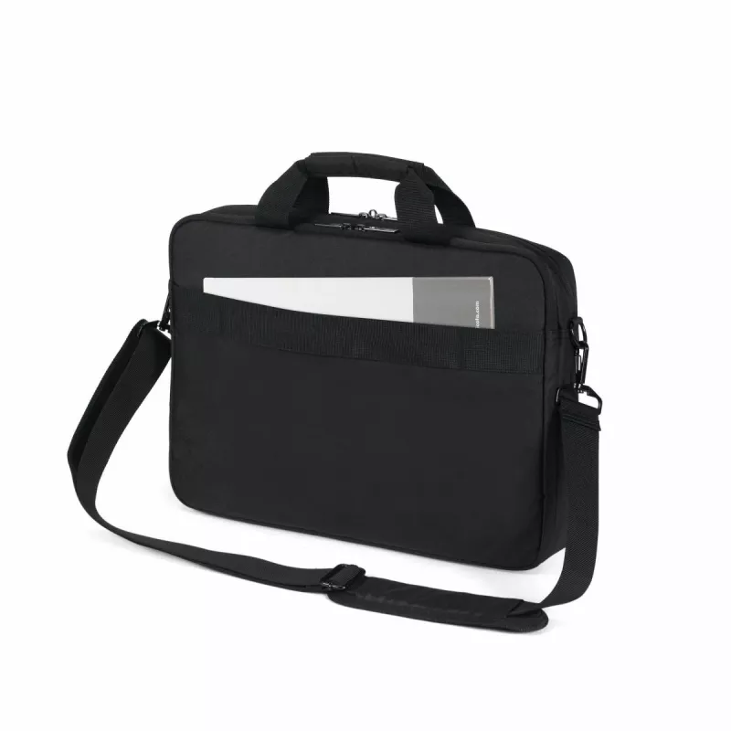 DICOTA Eco Top Traveller Core - 15-17.3in Portatīvā datora soma - Melna / 300d 100% pārstrādāts PET poliesters