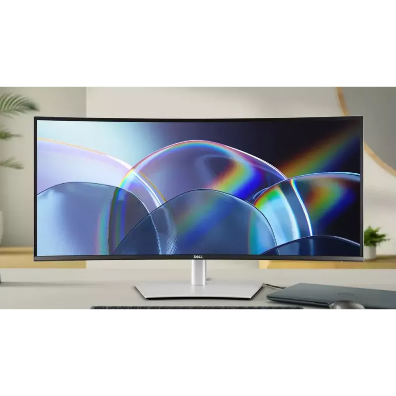 DELL UltraSharp U3425WE datora monitors 86,7 cm (34,1 collu) 3440 x 1440 pikseļi Wide Quad HD LCD melns, sudrabs