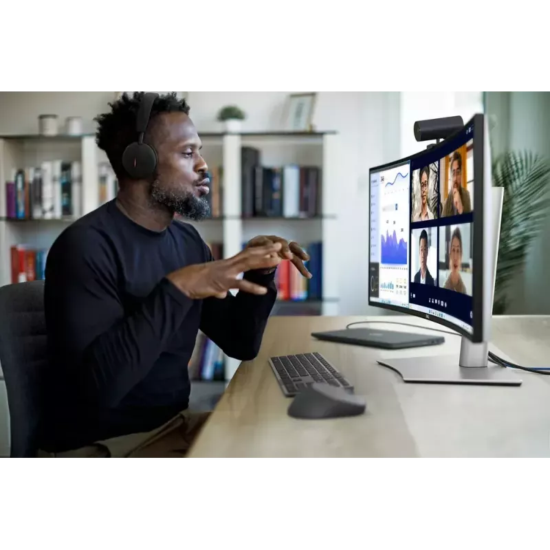 DELL UltraSharp U3425WE datora monitors 86,7 cm (34,1 collu) 3440 x 1440 pikseļi Wide Quad HD LCD melns, sudrabs