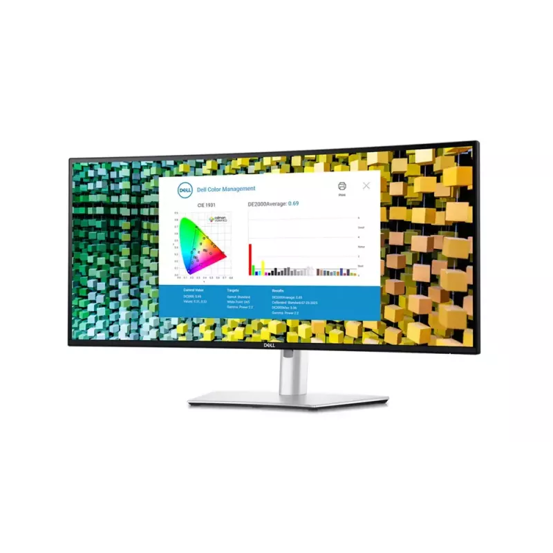 DELL UltraSharp U3425WE datora monitors 86,7 cm (34,1 collu) 3440 x 1440 pikseļi Wide Quad HD LCD melns, sudrabs
