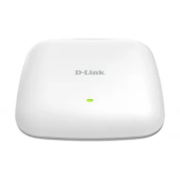 D-Link AX3000 Wi-Fi 6 divjoslu PoE piekļuves punkts, 2.4 GHz, 5 GHz, 3000 Mbit/s, SNMP, SNMPv2, SNMPv3, WEP, WPA, WPA2, WPA3, 10,100,1000,2500 Mbit/s