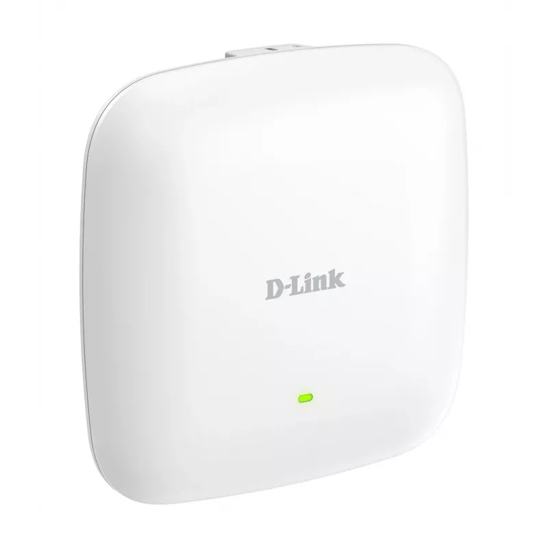 D-Link AX3000 Wi-Fi 6 divjoslu PoE piekļuves punkts, 2.4 GHz, 5 GHz, 3000 Mbit/s, SNMP, SNMPv2, SNMPv3, WEP, WPA, WPA2, WPA3, 10,100,1000,2500 Mbit/s