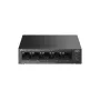 TP-LINK LiteWave 5 portu Gigabit galda slēdzis ar 4 portu PoE+ (5x Gigabit, 4 PoE+, 65 W PoE budžets)