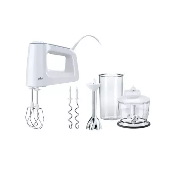 Braun MultiMix 3 HM 3137 WH rokas mikseris 500 W Balta