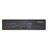 Shuttle XPC slim Barebone DS50U, Intel Celeron 7305, 2x LAN (1x 2.5Gbit ,1x 1Gbit), 1xCOM,1xHDMI,1xDP, 1x VGA, bez ventilatora, 24/7 nepārtraukta darbība