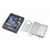 Shuttle XPC slim Barebone DS50U, Intel Celeron 7305, 2x LAN (1x 2.5Gbit ,1x 1Gbit), 1xCOM,1xHDMI,1xDP, 1x VGA, bez ventilatora, 24/7 nepārtraukta darbība