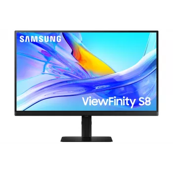 Samsung S80UD datora monitors 68,6 cm (27 collas) 3840 x 2160 pikseļi 4K Ultra HD LCD melns
