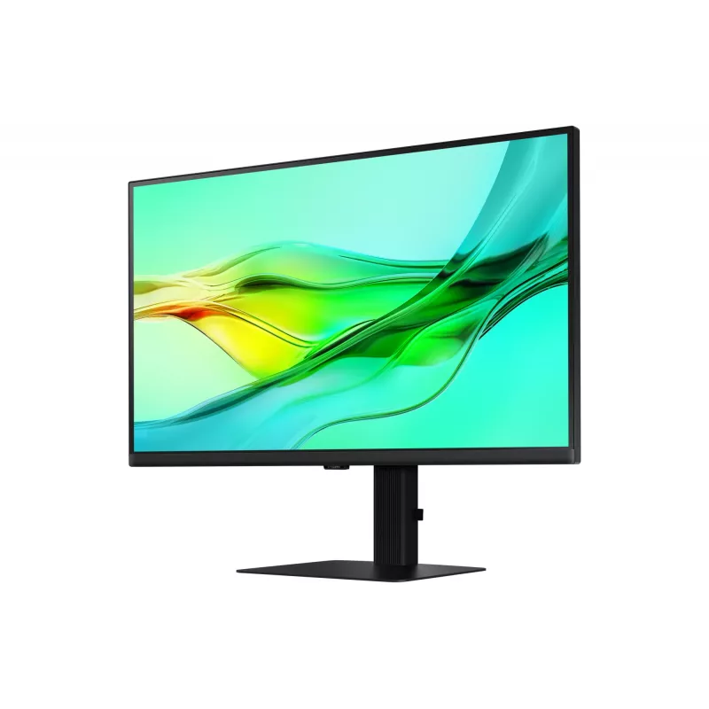 Samsung S60UD monitors 27 collu Quad HD IPS LCD 2560×1440, 5 ms, USB 3.2 centrmezgls, VESA, augstuma regulējams, melns