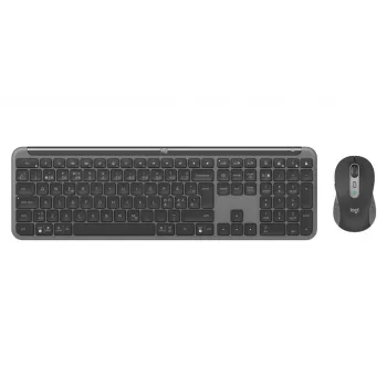 LOGITECH Signature Slim Combo Mk950 - Bezvadu tastatūra/pele - Grafīts - QWERTY Dāņu/Norvēģu/Zviedru/Somu