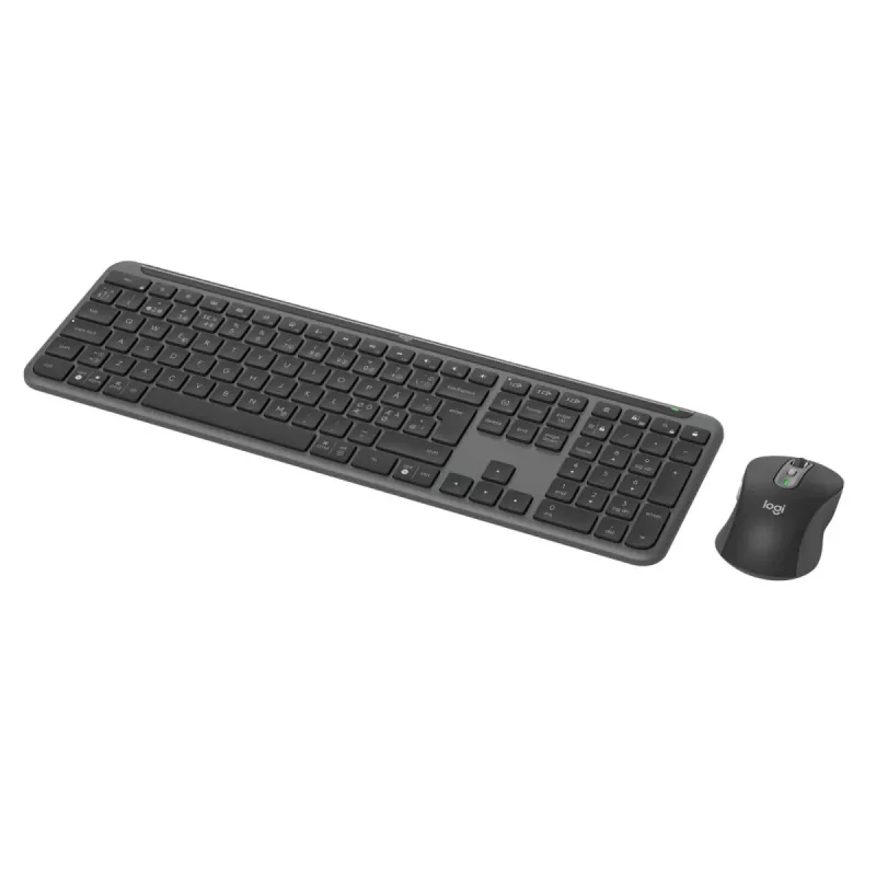 LOGITECH Signature Slim Combo Mk950 - Bezvadu tastatūra/pele - Grafīts - QWERTY Dāņu/Norvēģu/Zviedru/Somu