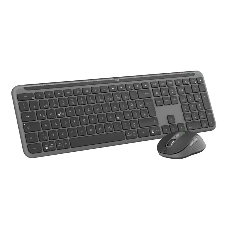 Logitech MK950 Signature for Business tastatūra un pele bezvadu Bluetooth QWERTZ vācu grafīts