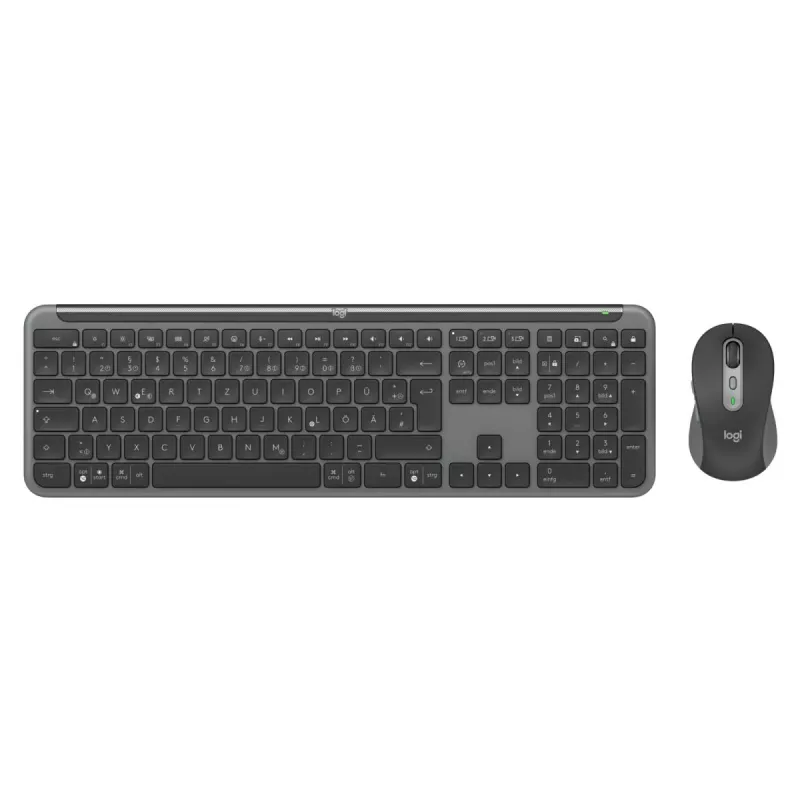 Logitech MK950 Signature for Business tastatūra un pele bezvadu Bluetooth QWERTZ vācu grafīts