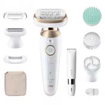 Braun Silk-epil 9 Flex SkinSpa 9-481 epilators, zelts/balts