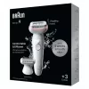 Braun Silk-epil 9 9-030 epilators, 40 pincetes, balts