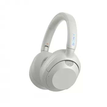 Austiņas Sony WH-ULT WEAR monaurālas, vadu un Bluetooth 5.2, ANC, 50h atskaņošana (ANC izslēgts), USB-C uzlāde, balta