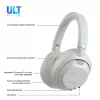 Austiņas Sony WH-ULT WEAR monaurālas, vadu un Bluetooth 5.2, ANC, 50h atskaņošana (ANC izslēgts), USB-C uzlāde, balta