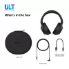 Austiņas Sony ULT WEAR monaurālas USB/Bluetooth 5.2, ANC, 30–50 h akumulators, 3,5 mm, USB‑C uzlāde, 255 g