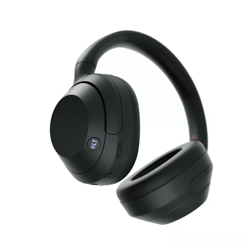 Austiņas Sony ULT WEAR monaurālas USB/Bluetooth 5.2, ANC, 30–50 h akumulators, 3,5 mm, USB‑C uzlāde, 255 g