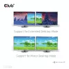 CLUB3D USB-C® centrmezgls uz diviem HDMI™ 4K60Hz M/F+PD3.0 100 W