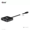 CLUB3D USB-C® centrmezgls uz diviem HDMI™ 4K60Hz M/F+PD3.0 100 W
