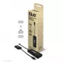 CLUB3D USB Type-C 4-portu 10G datu centrmezgls ar PD3.0 uzlādi, vadu, USB 3.2 Gen 1 (3.1 Gen 1) Type-C, 100 W, melns, 10 Gbit/s, USB