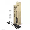 CLUB3D USB Type-C 4-portu 10G datu centrmezgls ar PD3.0 uzlādi, vadu, USB 3.2 Gen 1 (3.1 Gen 1) Type-C, 100 W, melns, 10 Gbit/s, USB