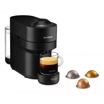 De'Longhi Nespresso Vertuo Pop ENV90.B kafijas automāts, Liquorice Black (melns)