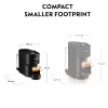 De’Longhi NESPRESSO® Vertuo Pop ENV90.B - Liquorice Melns, kapsulu kafijas automāts, 0,56 L, kafijas kapsula, 1260 W, melns
