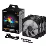 ASUS TUF GAMING TR120 ARGB 3IN1 Melns Datora korpusa gaisa dzesētājs 12 cm