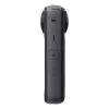 Action kamera Insta360 X4 — 72 MP, 8K (7680×3840) CMOS, 1/2 collu sensors, iebūvēts displejs, Wi‑Fi, 120 kadri/s, MicroSD, 602 g, melna