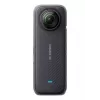 Action kamera Insta360 X4 — 72 MP, 8K (7680×3840) CMOS, 1/2 collu sensors, iebūvēts displejs, Wi‑Fi, 120 kadri/s, MicroSD, 602 g, melna