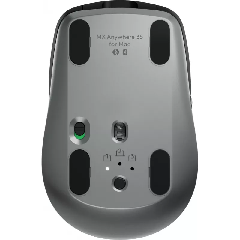 Pele Logitech MX Anywhere 3S for Mac RF bezvadu + Bluetooth