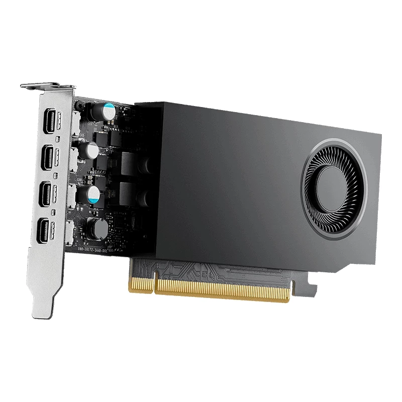 PNY NVIDIA RTX A1000 - 8GB GDDR6 zema profila 4x mDisplayPort 1.4a
