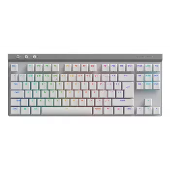 Tastatūra Logitech G G515 Gaming USB RF Bezvadu Bluetooth QWERTY US International Balta