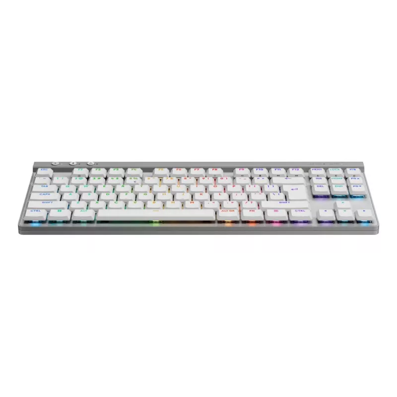 Tastatūra Logitech G G515 Gaming USB RF Bezvadu Bluetooth QWERTY US International Balta