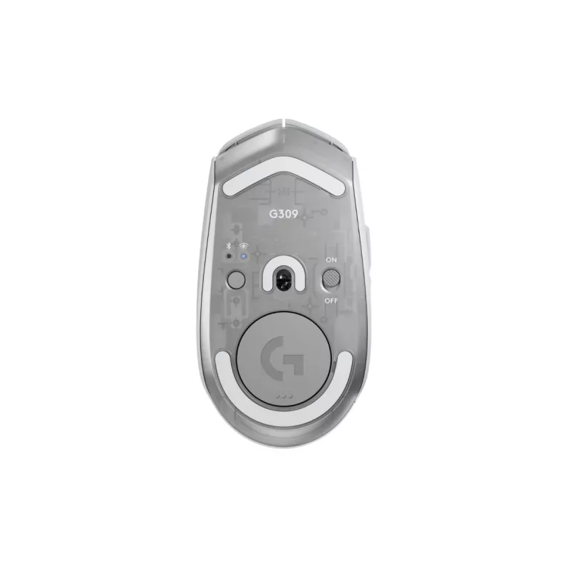 LOGITECH G309 Lightspeed Wireless Gaming pele balta