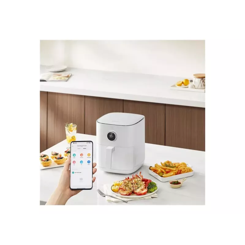 Karstā gaisa friteris Xiaomi BHR8234EU 4,5 L 1500 W balts, skārienjūtīgs OLED, Wi‑Fi lietotnes vadība