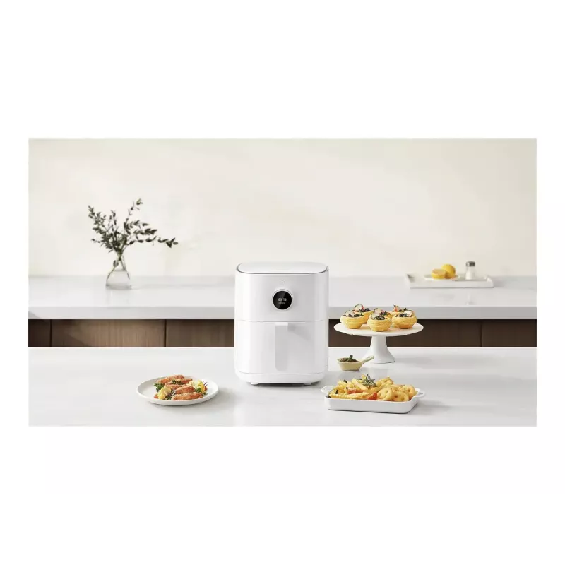 Karstā gaisa friteris Xiaomi BHR8234EU 4,5 L 1500 W balts, skārienjūtīgs OLED, Wi‑Fi lietotnes vadība