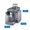 Espresso automāts De’Longhi Rivelia EXAM440.55.g — pilnībā automātisks, 1,4 L ūdens tvertne, 250 g dzirnaviņas, 19 bāri, TFT skārienekrāns
