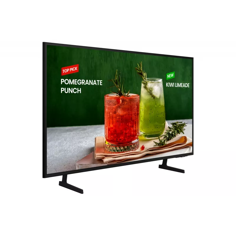 Samsung BE43D-H digitālā izkārtne plakanais panelis 109,2 cm (43 collas) LED Wi-Fi 4K Ultra HD melna Tizen 16/7