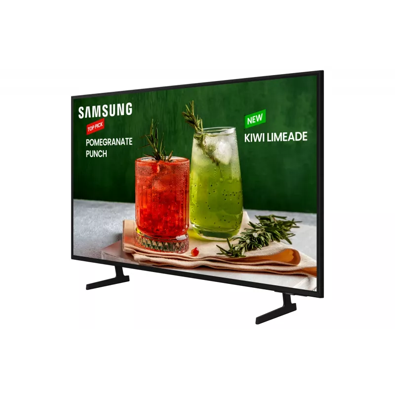 Samsung BE43D-H digitālā izkārtne plakanais panelis 109,2 cm (43 collas) LED Wi-Fi 4K Ultra HD melna Tizen 16/7
