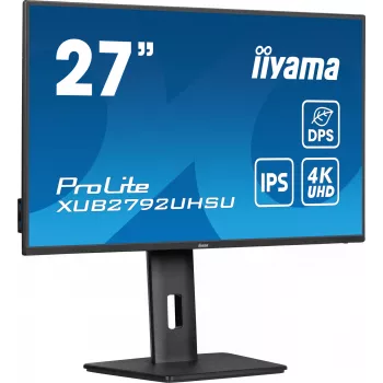iiyama ProLite XUB2792UHSU-B6 datora monitors 68,6 cm (27 colli) 3840 x 2160 pikseļi 4K Ultra HD LED Melns
