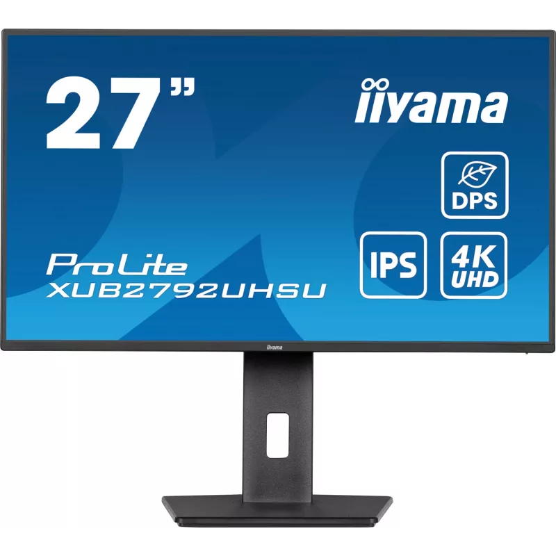 iiyama ProLite XUB2792UHSU-B6 datora monitors 68,6 cm (27 colli) 3840 x 2160 pikseļi 4K Ultra HD LED Melns