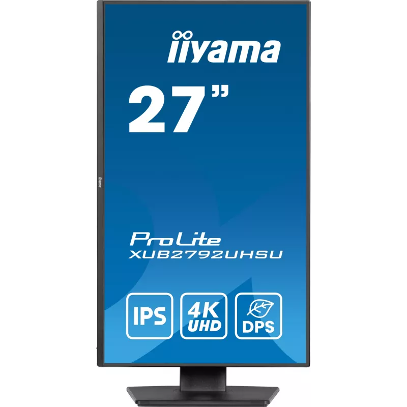 iiyama ProLite XUB2792UHSU-B6 datora monitors 68,6 cm (27 colli) 3840 x 2160 pikseļi 4K Ultra HD LED Melns